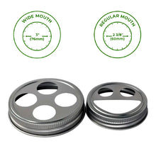 Load image into Gallery viewer, Stainless Steel Toothbrush Holder For Mason Jars