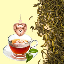 Load image into Gallery viewer, Heart-Shaped Stainless Steel Tea Infuser - Bronze Color
