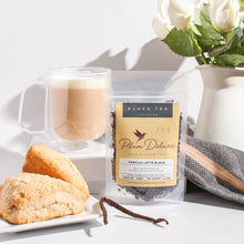 Load image into Gallery viewer, Vanilla Latte Cardamom Creme Black Tea loose leaf - Plum Deluxe Tea
