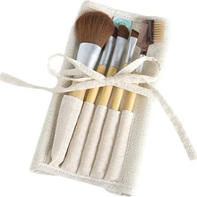 Load image into Gallery viewer, Bamboo Makeup Brush Set
