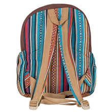 Load image into Gallery viewer, HEMP BACKPACK WITH STRIPES AND TIE DYE
