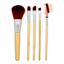 Load image into Gallery viewer, Bamboo Makeup Brush Set
