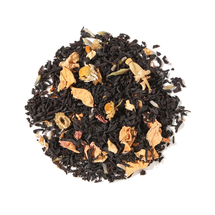 Reading Nook Lavender Rose Chamomile Black Tea loose leaf - Plum Deluxe Tea