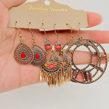 Load image into Gallery viewer, 3Pairs/set Boho Earrings
