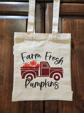 Load image into Gallery viewer, &quot;Farm Fresh Pumpkins&quot; Organic Cotton Tote Bag
