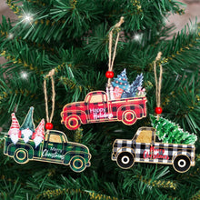 Load image into Gallery viewer, Christmas Truck- Wood Hanging Ornaments
