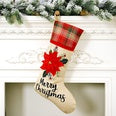 Load image into Gallery viewer, Burlap Christmas Stocking
