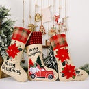 Load image into Gallery viewer, Burlap Christmas Stocking
