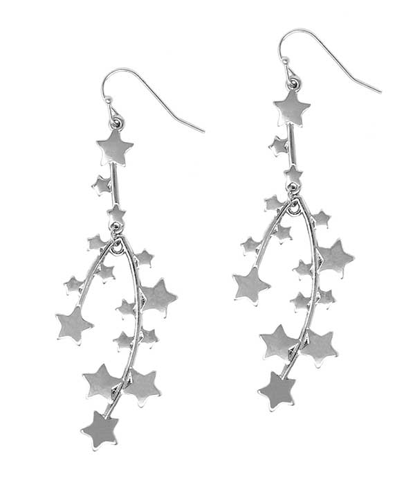 Multi Star Earrings